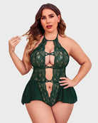 avidlove womens plus size lingerie lace bodysuit teddy deep v one piece lace babydoll