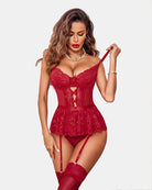 avidlove women garter lingerie set lace strappy teddy underwired naughty bodysuit exotic one piece babydoll