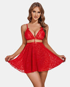 avidlove sexy nightdress for women lace babydoll mesh nightgown v neck teddy open back lingerie