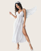 avidlove women lingerie babydoll sexy mesh nightdress strappy exotic sleepwear side slits