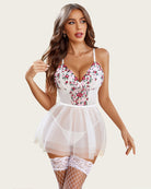 avidlove lingerie for women floral embroidery lace babydoll sleepwear sexy chemise s xxl