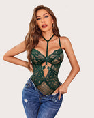 avidlove lingerie for women floral lace snap crotch teddy bodysuit one piece teddies babydoll