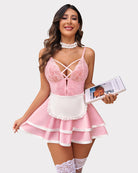 avidlove sexy maid lingerie for women maid outfit french maid costume babydoll lingerie dress cosplay lingerie