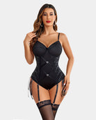 avidlove sexy corset lingerie for women garter lingerie set tummy control teddy bodysuit boudoir outfit