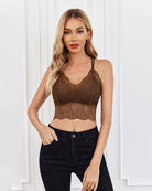 avidlove lace bralette for women v neck camisoles racerback adjustable strap crop top