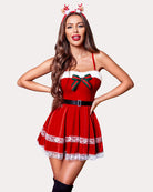 avidlove womens christmas lingerie sexy santa lingerie set babydoll chemise