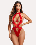 avidlove womens lingerie sexy choker lingerie for women strappy teddy lingeries one piece mini babydoll with underwire s xxl