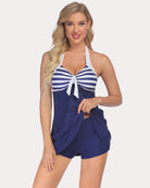 avidlove retro tankini set halter swimsuit vintage bathing suits with boyshorts