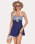 avidlove retro tankini set halter swimsuit vintage bathing suits with boyshorts