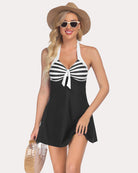 avidlove swimsuits for women two piece retro tankini set halter swimsuit vintage bathing suits with boyshorts