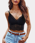 avidlove lace bralette for women v neck camisoles racerback adjustable strap crop top