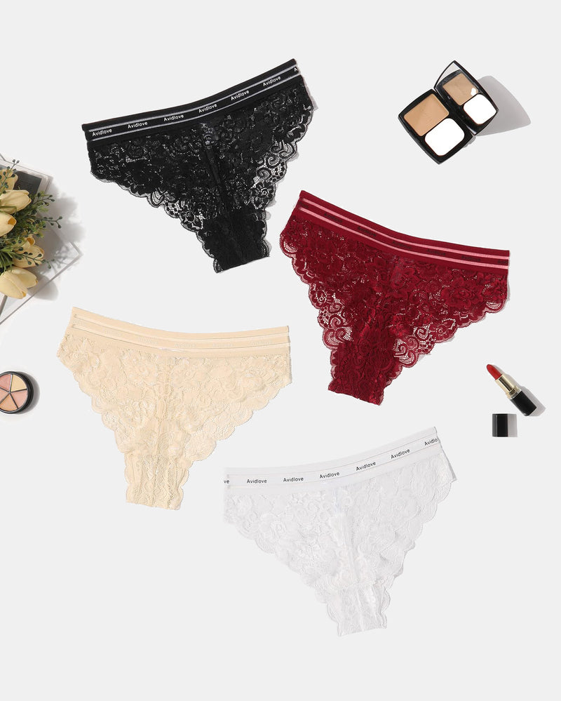 Avidlove lace hipster underwear set in multiple colors. Sexy, comfortable, and flattering.