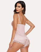 avidlove satin pajamas set womens lace sleepwear sexy lingerie cami shorts set s xxl