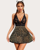 avidlove butterfly print women lingerie lace babydoll strap halter v neck mesh nightgown