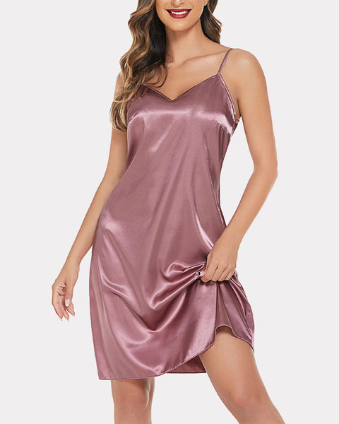 avidlove sexy sleepwear for women satin lingerie chemise slip nightgown dress