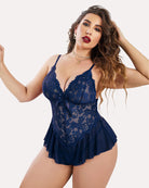 avidlove plus size women lingerie bodysuit sexy lace teddy one piece babydoll chemise l 4xl