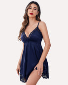 avidlove women lace nightgown satin leopard lingerie dress v neck sleepwear slips nightie