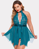 avidlove plus size babydoll for women high waist teddy chemise floral lace lingerie