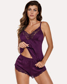 avidlove satin pajamas set womens lace sleepwear sexy lingerie cami shorts set s xxl