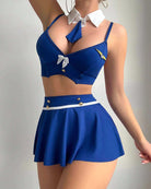 Women's Flight Attendant Costume Lingerie Set Bra Skirt Roleplay - SYV010402_DBL-6.jpg
