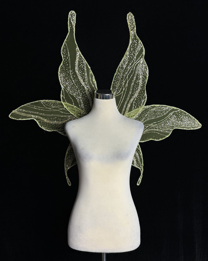 Avidlove Glitter Fairy Wings Costume Accessory for Halloween and Cosplay