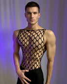 Mesh Lace Cutout Bodysuit - Style 2