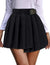 Avidlove Women Sexy Plaid Pleated A-Line High Waist Uniform Mini Skirt with Elastic Band