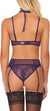 Avidlove Women Lace Lingerie Set with Garter Belts Lace Teddy Babydoll Bodysuit (NO Stockings)