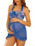 Avidlove Babydoll Lingerie for Women Halter Chemise Open Front Lingerie Sexy Nightwear