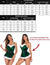 Avidlove Christmas Lingerie for Women Sexy Santa Costume For Women V Neck Velvet Lingerie