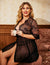 Avidlove Women Sexy Lingerie Plus Size Eyelash Lace Babydoll Deep V Nightwear Mesh Sheer Chemises